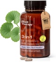Terapi Tanaman 3-in- 1 Biotin Capsules dengan Vitamin E & GotoKola Manufaktur di Amerika Serikat 4 Bulan Pasokan Radiant Skin, Perkembangan Rambut dan Suplemen Kutil Untuk Perempuan 120 Vegetarian Capsule