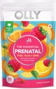 OLLY Prenatal Multivitamin Gummy, Menyediakan Pertumbuhan dan Pembangunan Otak Sehat, Acid Folic, Vitamin D, Omega 3 DHA, Supplemen Chewable Berry, Citrus Berry Flavor, Persediaan 40 Hari - 80 Cacah Pouch
