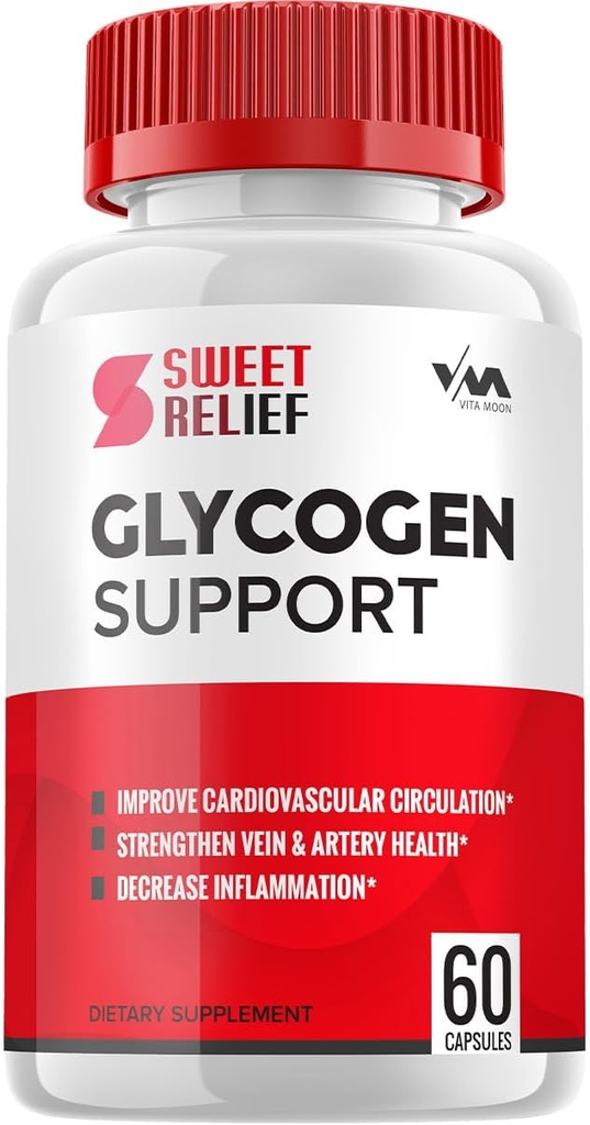 (1 Pack) SweetRelief Glycogen - Sweet Relief Capsule Cleaner, SweetRelief Pil, Advanced Formula for Overall Wellness, Sweet Relief Glycogen Review, 60 Capsules