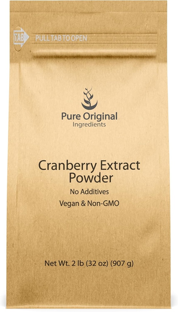 Ekstrak Cranberry, Gluten- Bebas, Herbal Tambahan (2 Pound)