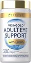 Carlyle Adult Eye Dukung 124; 300 Capsules 126; dengan Lutein dan Dalxanthin 124; Non-GMO dan Gluten Free Suplemen