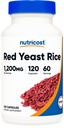 Nutricost Red Yeast Rice 1200 mg, 120 Capsules - 60 Serv, Veggie Caps, Non-GMO, Gluten Free