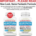 (3 Pack) Suplemen Dukungan Neuropathy dengan 600 mg Alpha Lipoic Acid - Benfotiamine, Periferal, Feet, Tangan Kaki Tangan Toe, Kekuatan Terbaik Perbaharui Alam Vitamin - 360 Caps, 90 Hari