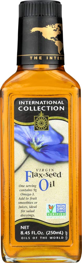 International Collection Oil Flax Seed - 8.45 OZ (Paket 3)
