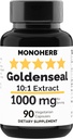 MONOHERB Goldenseal Ekstrak 1000 mg - 90 Vegetarian Capsules