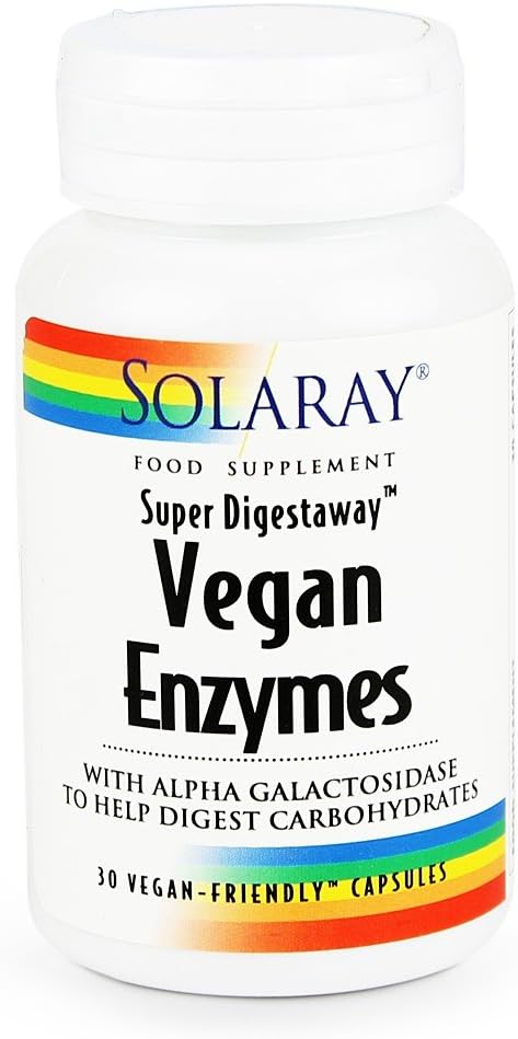 Kapsul Vegan Solaray Enzymes 30