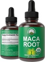 Persediaan Vegan Organik Amerika untuk Perempuan dan Pria. Maca For Energy, Endurance, and Mood Support. Zero Sugar, Gluten Free, No Capsules