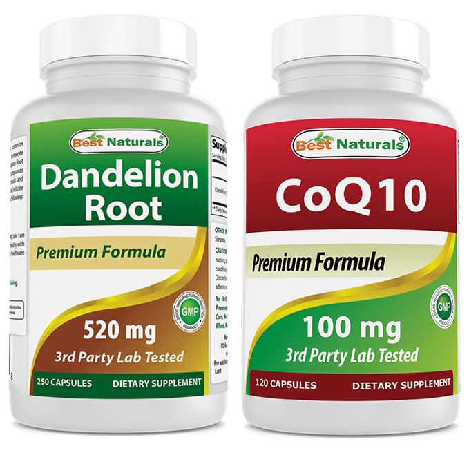 Terbaik Dandelion Root 520 mg & COQ10 100 mg