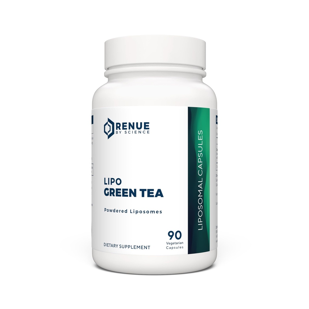 Renue By Science Green Tea Extract 12.4; High Strength Lipomal Suplemen 124; 90 Capsules - 75mg Green Tea per Serving 124; Non-GMO 124; Made in The USA & Third- Party Tea Teer per Serving 124; None-GMO 124; Made in The USA & Third- Party Test Test