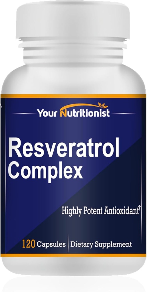 Resveratrol Complex Ventioksidants, 120 Capsules, 60 Hari