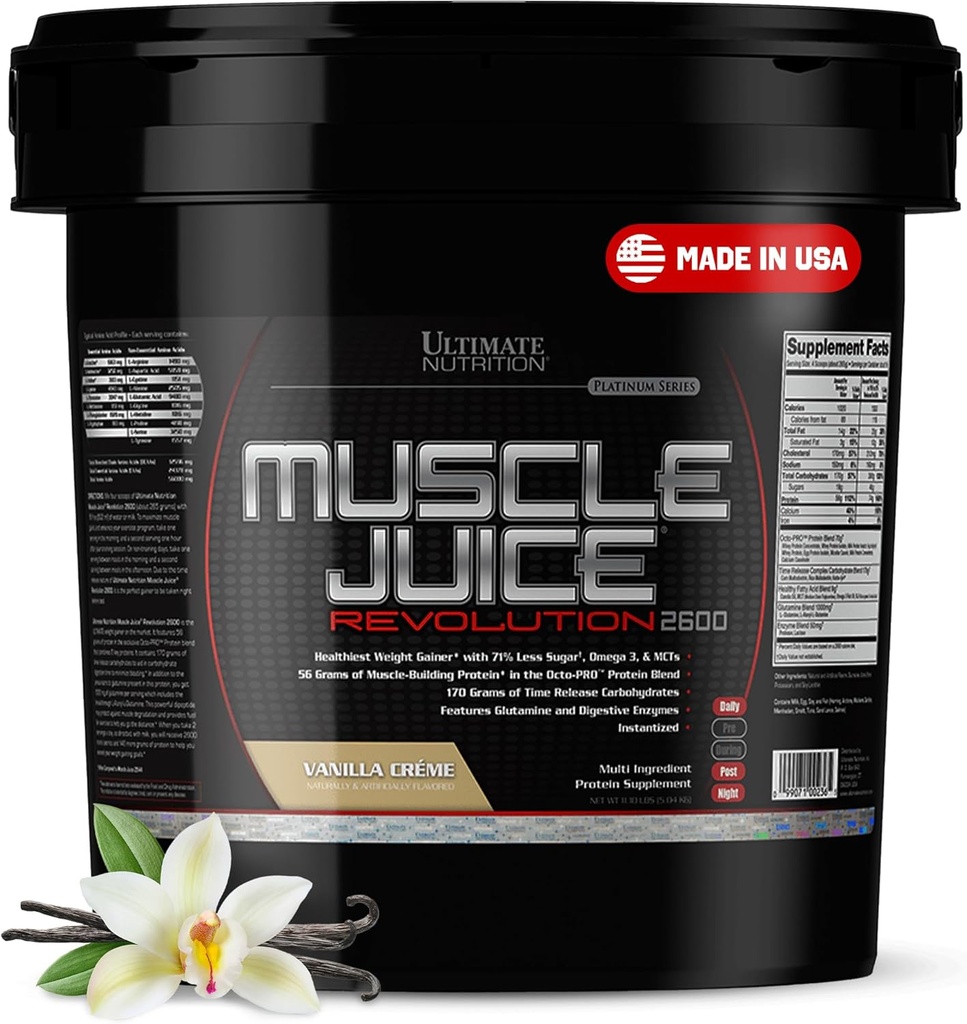 Suplemen Nutrection Usus Ultimate Juice 2600 Revolution, Weight Gain Drink Mix
