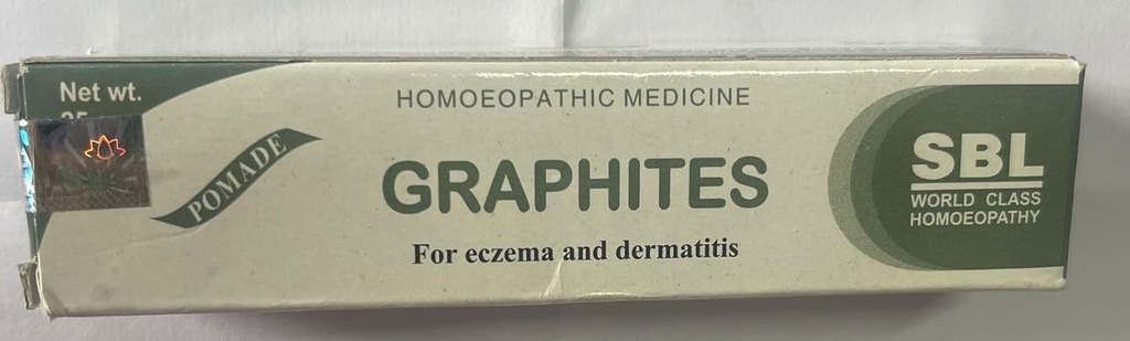 SBL Homeopathic Grapites Ozeries (25g), Berguna dalam Eczema (Basah dan Kering), Dermatitis,