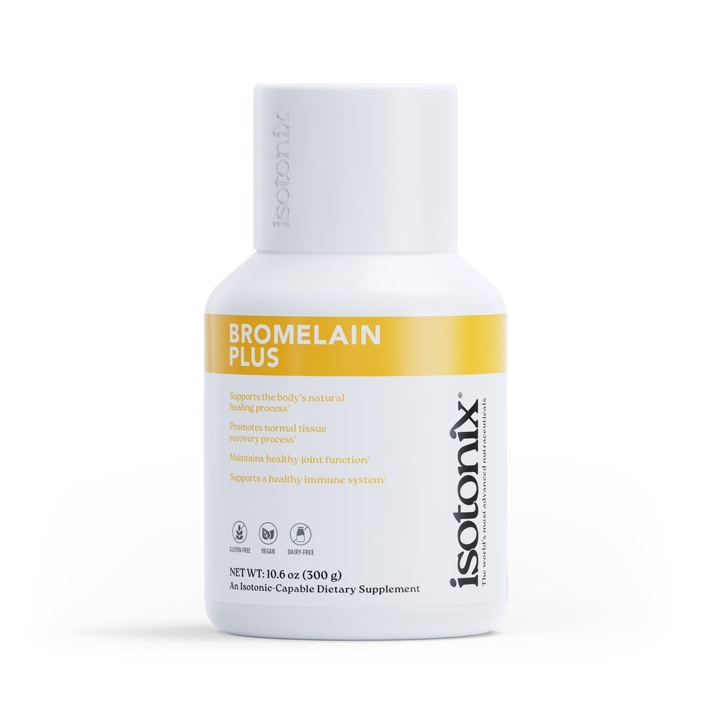 Isotonix Bromelain Plus - protease enzim, White Willow bark & bromelain Procared Joint Health. Non- GMO, Gluten Free. oleh Pasar Amerika (30 Hamba)