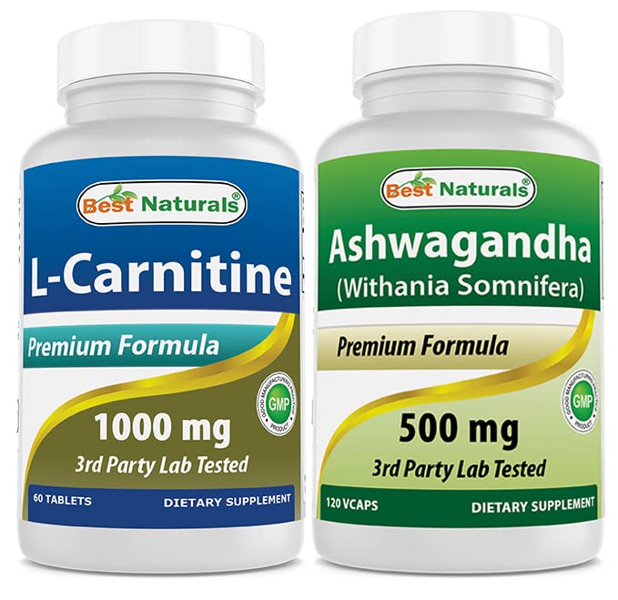 Ekstrak L- Carnitine 1000mg & Ashwagandha Ekstrak 500 Mg