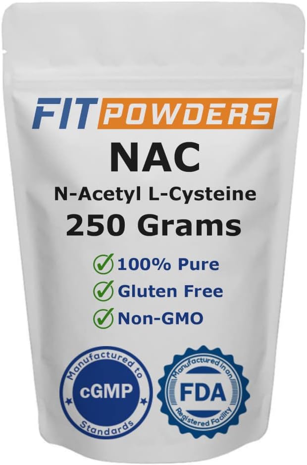 NAC Powder N- Acetyl L- Cysteine Powder Scoop disertakan (250 Gram)