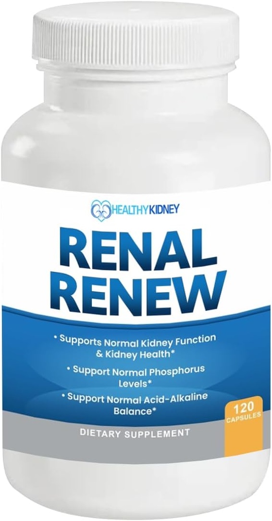 Renew Renee: Advanced Ginney Cleanse Detox & Repair Ginjal Supplemen. Breakthrough Smart Ginney Suplement Remerates Ginjal Health 120 Caps