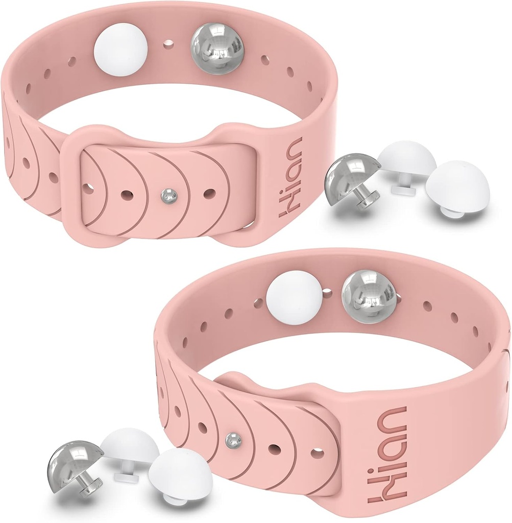 Motion Sickness Bands Sea Sickness Wristband Adjustable Adjustsustable Acupression Nausea Wristband /, Natural Relief of Nausea Headtaches, Insomnia, Anxiety, Eep Aid, Morning Sickness, Motion Sickness (1Pair Pink Sand