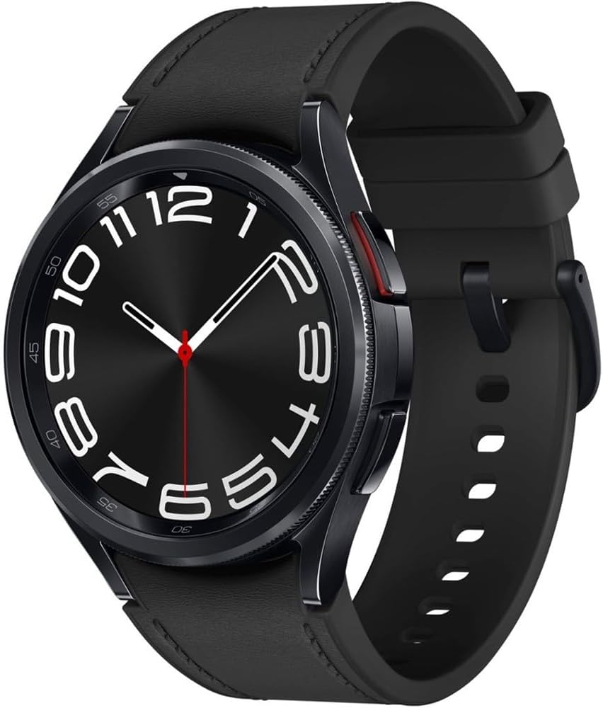Samsung Galaxy Watch 6 Classic 43mm Smartwatch with Roating Bezel, Fitness Tracker, Advanced Sleep Coaching, Heart Monitor - Black (Renewed)