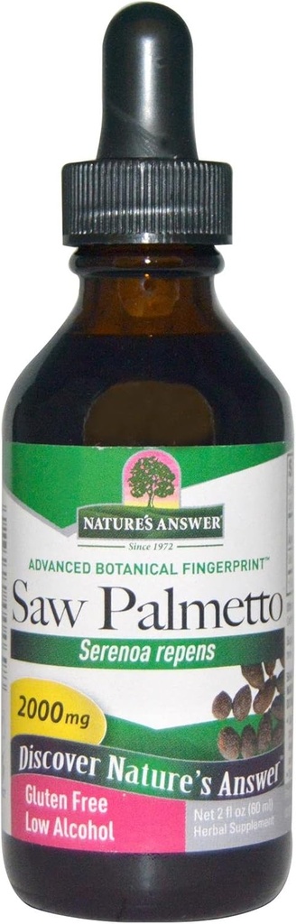 Nature 's Respon Saw Palmetto Berry Extract 2 Fluid Ounce 124; Prostate Support 14; Natural Urinary Health 124; Promes Pertumbuhan Rambut