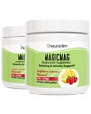 MegualSlim Magicmag Pure Magnesium Citrate Stres, Constipation, Muscle, Heart Health, and Sleep Support Ospberry Lemon Magnesium Supplemen - 8oz Drink Mix (2 Pack)