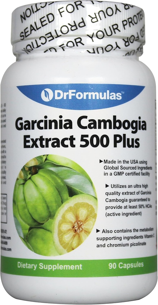 DFormulas Garcinia Extract 500 Plus, 90 Capsules