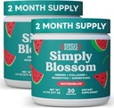 Cukup Blossom Nutrection Daily Greens & Superfood Powder + Collagen + Propolation for Women 's Digetical Health & Bloating Relief. Bantuan Kesehatan Anda Bloom - Dua Bulan Supply - Semangka