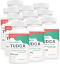 TudCA Liver Suplemen 10000mg - 600 Vegan Capsules, Milk Thistle Herbal Blend with Fulvic and Humic Acid for Liver, Digetical Health