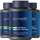 ProHealth Turmeric Curcumin Suplemen: 285 Kali Lebih Bioavable - Dikembangkan oleh Neuroscientists. 1000 mg konsentrasi Longvida Curcumin Ekstrak Per Serving (60 X 500mg Capsules Per Botol) (3 Pack)
