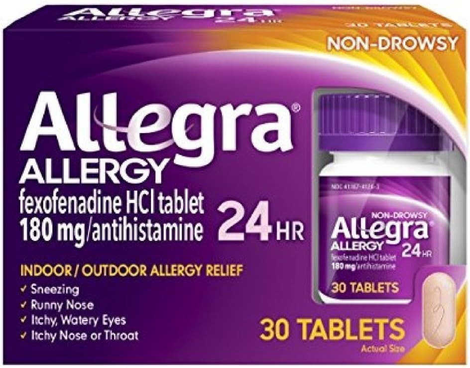 Allegra 24 Hour Allergy Tablet 30 (Paket 2)