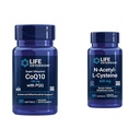 Ekstensi Hidup Super Ubiquinol CoQ10 dengan PQQ, CoQ10, PQQ & N-Acetyl-L- Cysteine (NAC), Imune, Respiratory, Liver Health