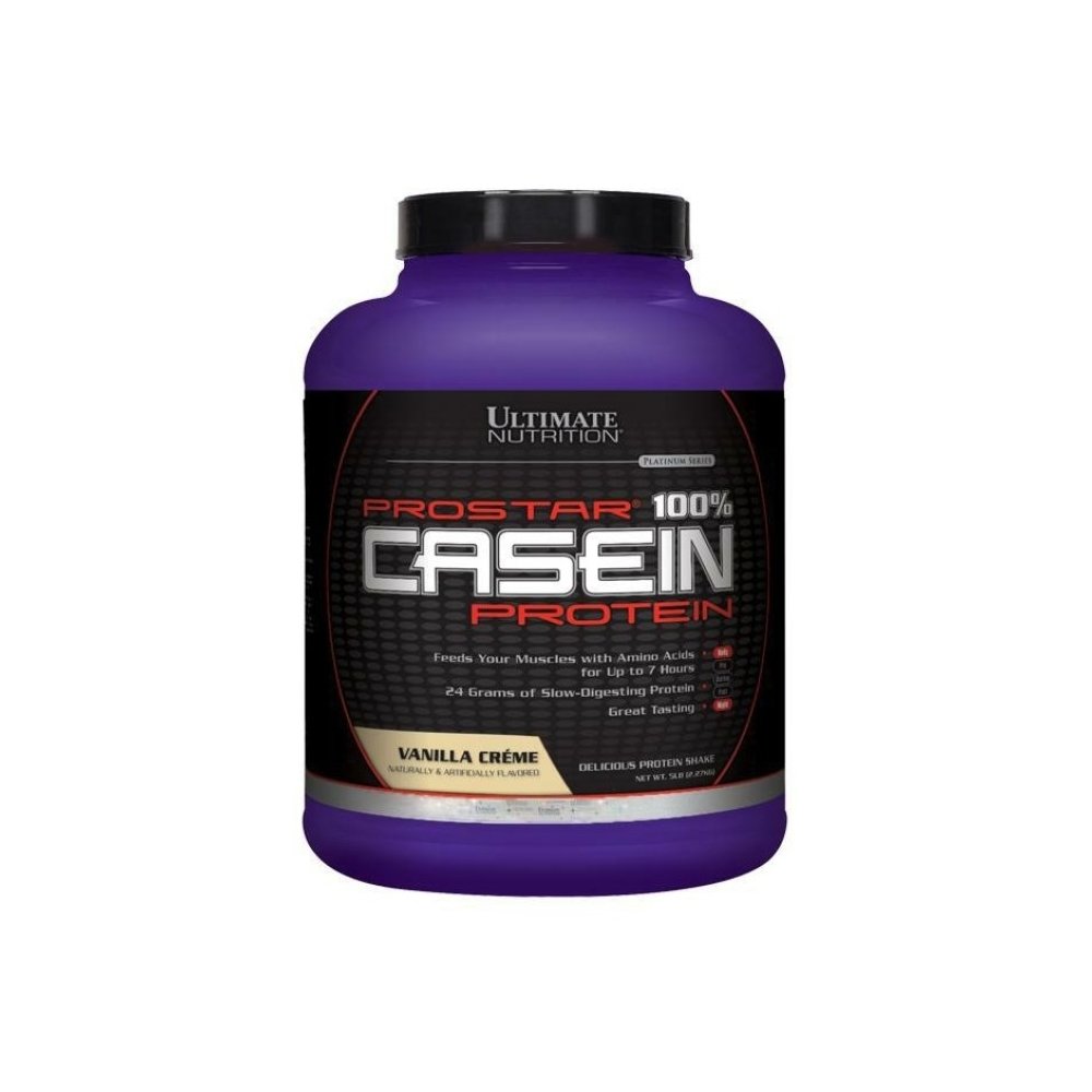 Pendukung Protein Protein Nutrition Ultimate Mivault Casein Powder 24 gram Protein, 9.9 Grams EAAS, dan 4.6 Grams BCAAS-69 Servis, Vanilla Powder, 5 Pounds