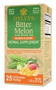 Hyleys Bitter Melon with Green Tea - Mango Flavor - 25 Tea Bags - Support Healthy Liver Fungsi - Herbal Suplemen - (6 Paket - 150 Tea Bags Total)