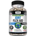 Kaya Ambassals Mobility Flex Aid - Dukungan Mobilitas untuk Pria dan Wanita - Kamen Turmeric dengan sulfat Glucosamine - untuk Dukungan dan Kesehatan Mobile - 30 Count