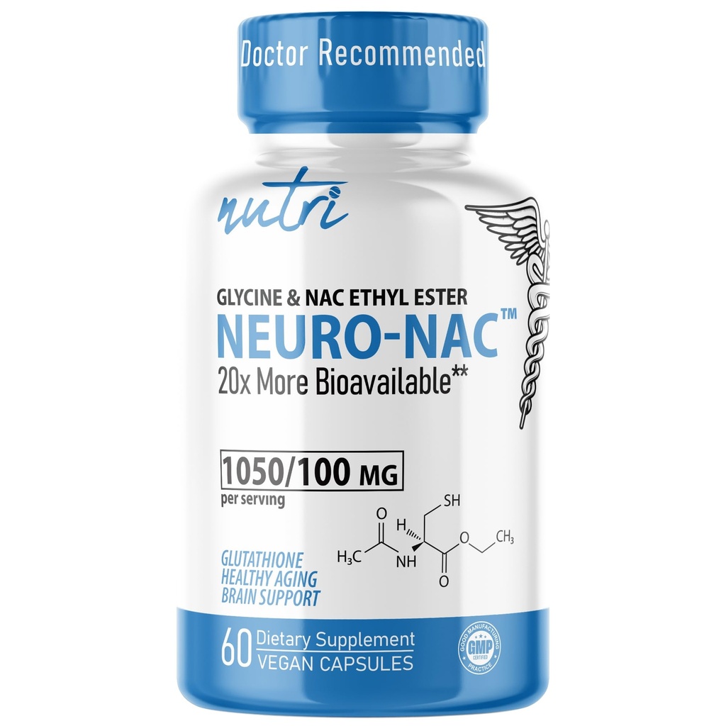 Neuro NAC Tambahan N-Acetyl Cysteine Ethyl Ester - 20x More BioC 600 mg