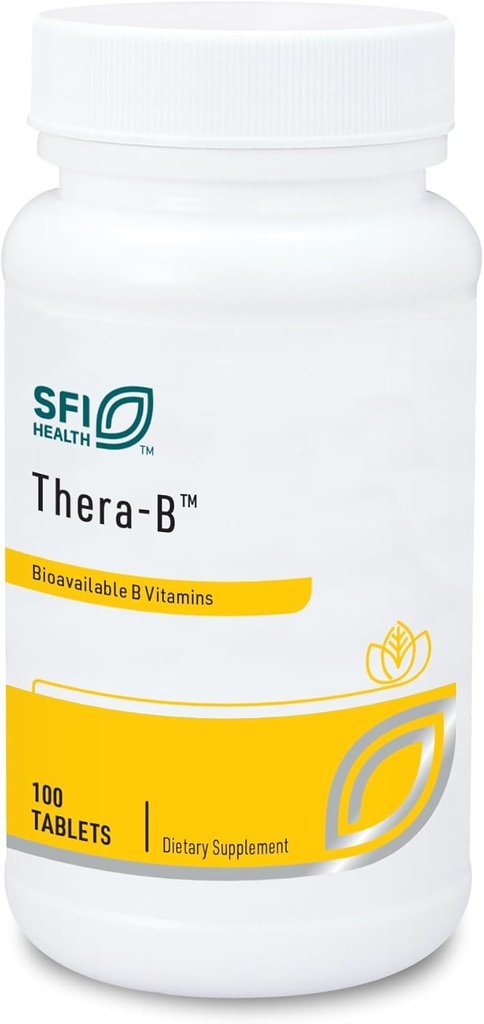 Lab Klaire SFI Health Thera- B - Ensitive Vitamin B Complex, Formula Hipoalergenik dengan diaktifkan Metalolin Flease (L-5MTHF), Biotin & Methylcobalamin (100 Tablet)