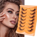 Lash Heasy Fox Eye, Pewarna mata palsu. Lash Mins Curi Flush. Lashes Palsu.