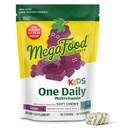 MegaFood Kids One Daily Multivitamin Soft Chews - Kids Vitamin B, Vitamin C, Vitamin D & Vitamin E - Age 4 +, Vegetarian, Made Without 9 Food Allergens - Grape Flavor - 30 Chews