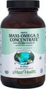 Maxi Health Triple Omega- 3 konsentrasi - Fish Oil - "1000 IU" Vitamin D3-90 Capsules - Kosher