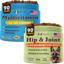 Suplemen Dog Company Dog Natural for Seniors & Active Dogs - Multivitamin Chews & Hip & Joint Relief