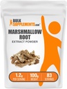 BulkSuplements.com Marshmallow Root Extract Powder - Marshmallow Root Suplemen, Herbal Suplemen - Gluten Bebas, 1.2g per Serving, 100g (3.5 oz) (Paket 1)