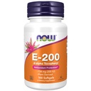 Now Foods Suplemen, Vitamin E-200 IU, D-Alpha Tocopheryl, Antioksidant Protection *, 100 Softgels