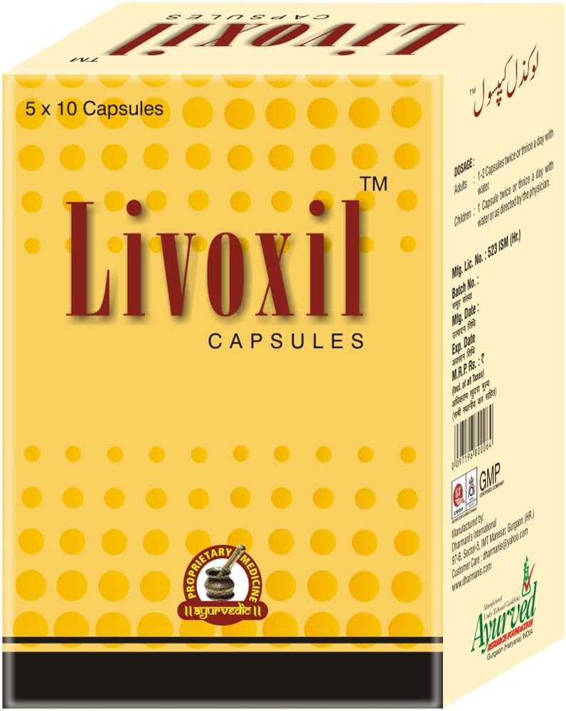 Livoxil Liver Cleanse Detox & Repair Fatty Liver Formula - Natural Liver Health Supplemen - 200 Capsules