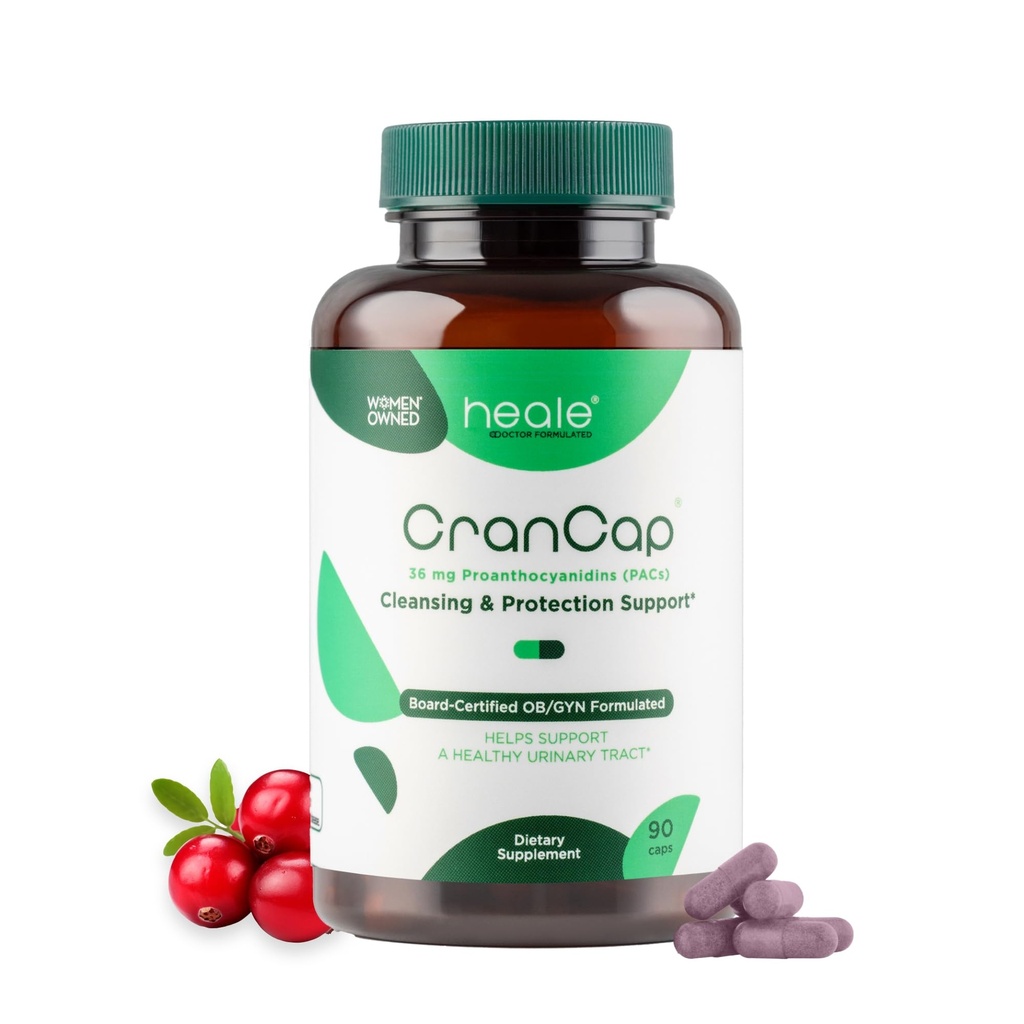 Cranberry Pills - Mineral Tract Health Cranberry Suplement - 36mg of Powerpacs - Non GMO, Vegan, Gluten Free - by Heale - 90 Kapsul