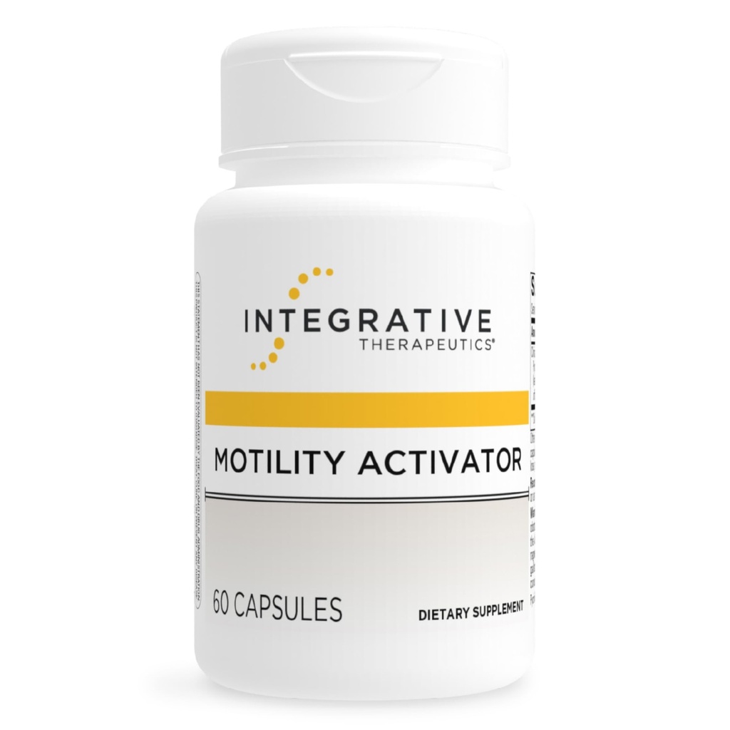Aktivator Motivator Motilitas Terpadu Terintegratif - Motilitas & Gut Supplemen Kesehatan * - Dairy- Free & Gluten- Free - 60 Capsules (60 Pelayan)