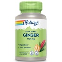 SOLARAY Ginger Root 11100 mg 124; Divalry sehat, Joints dan Motion & Stomach Discomfort Dukung; Whole Root 124; Non & Vegan 124; 180 VevCaps