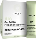 Pregities for Digetical Health & Imune System Support - Dietary Fibers, Antioxidants & Superfoods for Gut Barrier Strength & Gut Microbiome Balance 124- Day Supply 124; Codex Labs BIA GutBuilder