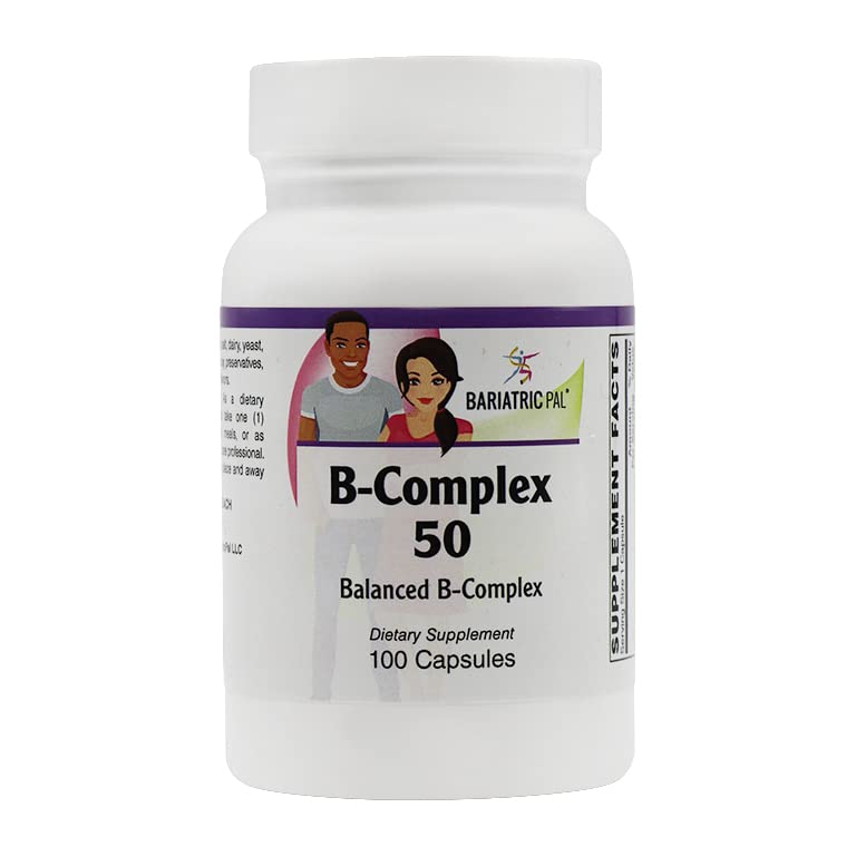 BarriatricPal Subcanded Rilis B- Kompleks 50 Vegetarian Capsules (100 Cacah)