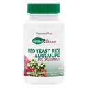 NaturresPlus Red Yeast Rice Gugulipid Complex - 450 mg, 60 Vegan Capsules - Prescription Quality Herbal Suplemen, Kolesterol Dupport - Vegetarian, Gluten- Free - 60