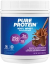 Murni Protein Bars, Protein Tinggi, Nutrisi Makanan untuk Mendukung Energi, Gula Rendah, Gluten Bebas, Chocolate Peanut Butter, 1.76oz, Paket 4