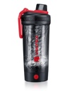 VoLTRX Shaker Bottle, Gallium USB C Rechargable Electric Protein Mixer, Shaker Cups for Protein Shakes and Meal Replacement Shakes, BPA Free, Made with Tritan, 24oz, Red